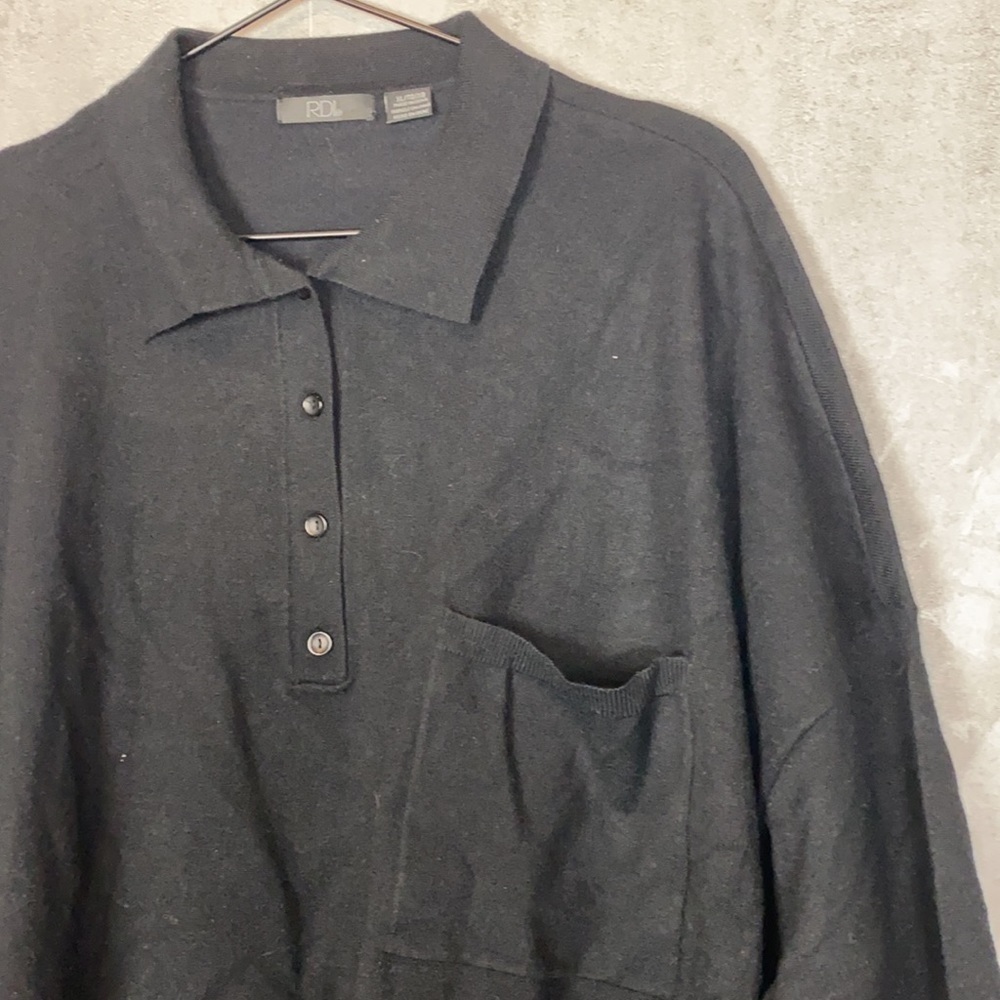 RDI sweater knit henley top - Picture 3 of 4